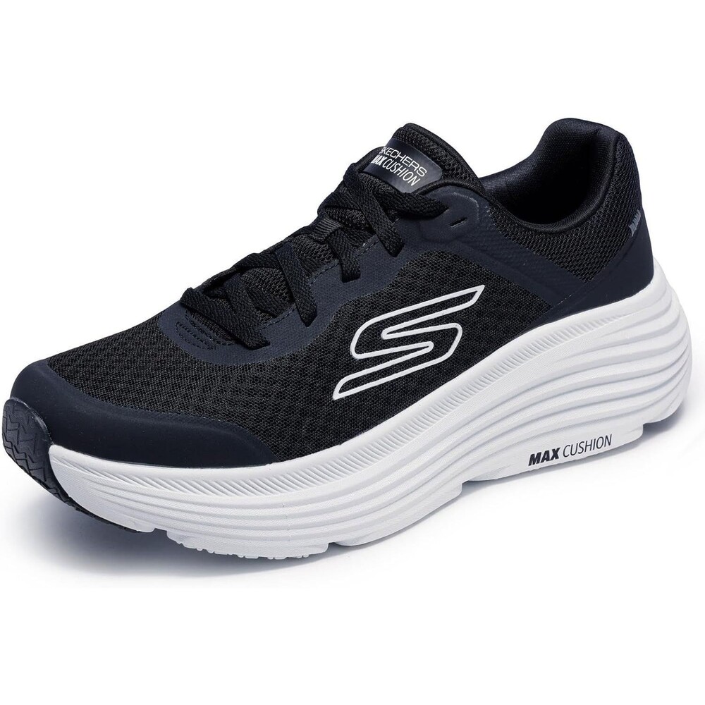 Skechers Men's Max Cushioning Endeavour Sneaker Black White Size 10
